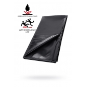 Черная простыня для секса из ПВХ - 220 х 200 см. - ToyFa - купить с доставкой в Комсомольске-на-Амуре