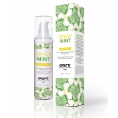 Разогревающее массажное масло Gourmet Spearmint Organic с органическими ингредиентами - 50 мл. - Exsens - купить с доставкой в Комсомольске-на-Амуре