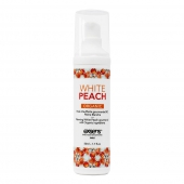 Разогревающее массажное масло Gourmet White Peach Organic с органическими ингредиентами - 50 мл. - Exsens - купить с доставкой в Комсомольске-на-Амуре