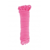 Розовая веревка для связывания Sweet Caress Rope - 10 метров - Sweet Caress - купить с доставкой в Комсомольске-на-Амуре