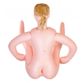 Надувная секс-кукла с реалистичной головой и поднятыми ножками - ToyFa - в Комсомольске-на-Амуре купить с доставкой