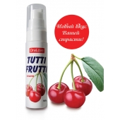 Гель-смазка Tutti-frutti с вишнёвым вкусом - 30 гр. - Биоритм - купить с доставкой в Комсомольске-на-Амуре