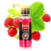 Массажное масло Eros fantasy с ароматом земляники - 50 мл. - Биоритм - купить с доставкой в Комсомольске-на-Амуре