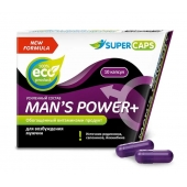 Возбуждающее средство для мужчин Mans Power plus - 10 капсул (0,35 гр.) +1 в подарок - SuperCaps - купить с доставкой в Комсомольске-на-Амуре
