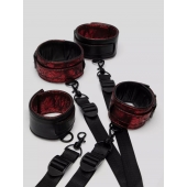 Изысканный набор фиксаций на кровати Reversible Under Mattress Restraint Set - Fifty Shades of Grey - купить с доставкой в Комсомольске-на-Амуре