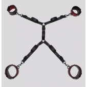 Изысканный набор фиксаций на кровати Reversible Under Mattress Restraint Set - Fifty Shades of Grey - купить с доставкой в Комсомольске-на-Амуре