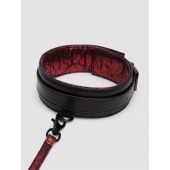 Стильный ошейник с поводком Reversible Faux Leather Collar and Lead - Fifty Shades of Grey - купить с доставкой в Комсомольске-на-Амуре