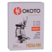 Набор из 4 презервативов OKOTO MegaMIX - Sitabella - купить с доставкой в Комсомольске-на-Амуре