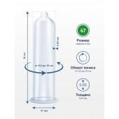 Презервативы MY.SIZE размер 47 - 3 шт. - My.Size - купить с доставкой в Комсомольске-на-Амуре