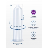 Презервативы MY.SIZE размер 69 - 3 шт. - My.Size - купить с доставкой в Комсомольске-на-Амуре