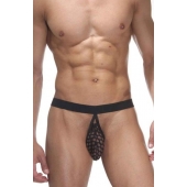 Мужские трусы-стринги с гульфиком в круглую сеточку - La Blinque купить с доставкой Мужские трусы-стринги с гульфиком в круглую сеточку - La Blinque купить с доставкой