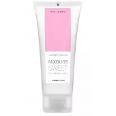 Смазка на водной основе Mixgliss Sweet с ароматом бабл-гам - 70 мл. - Mixgliss - купить с доставкой в Комсомольске-на-Амуре