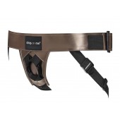 Бронзовый пояс для насадок Curious Harness - Strap-on-me - купить с доставкой в Комсомольске-на-Амуре