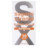 Ультратонкие презервативы Sagami Xtreme Superthin - 36 шт. - Sagami - купить с доставкой в Комсомольске-на-Амуре