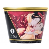 Массажная  свеча Sparkling Strawberry Wine с ароматом клубничного вина - 170 мл. - Shunga - купить с доставкой в Комсомольске-на-Амуре