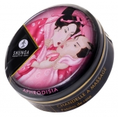 Массажная свеча Rose Petals с ароматом розы - 30 мл. - Shunga - купить с доставкой в Комсомольске-на-Амуре