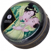 Массажная свеча Exotic Green Tea с ароматом зелёного чая - 30 мл. - Shunga - купить с доставкой в Комсомольске-на-Амуре