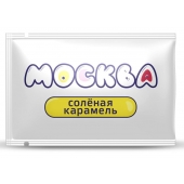 Универсальная смазка с ароматом солёной карамели  Москва Вкусная  - 10 мл. - Москва - купить с доставкой в Комсомольске-на-Амуре