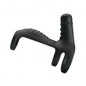 Черная вибронасадка на пенис Vibrating Penis Sling - Baile - в Комсомольске-на-Амуре купить с доставкой