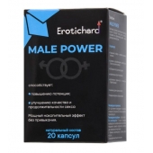 Капсулы для мужчин Erotichard male power - 20 капсул (0,370 гр.) - Erotic Hard - купить с доставкой в Комсомольске-на-Амуре