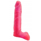 Розовая насадка-фаллос для трусиков Harness - 16,5 см. - LOVETOY (А-Полимер) - купить с доставкой в Комсомольске-на-Амуре