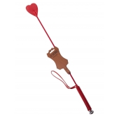 Стек с красным наконечником-сердечком - 70 см. - Sitabella - купить с доставкой в Комсомольске-на-Амуре Стек с красным наконечником-сердечком - 70 см. - Sitabella - купить с доставкой в Комсомольске-на-Амуре