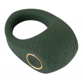 Зеленое эрекционное виброкольцо Luxurious Vibro Cock Ring - Orion - в Комсомольске-на-Амуре купить с доставкой
