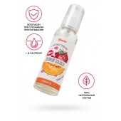 Съедобная гель-смазка Yovee «Двойной соблазн» с Д-пантенолом и вкусом клубники и дыни - 100 мл. - ToyFa - купить с доставкой в Комсомольске-на-Амуре