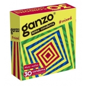 Микс-набор из 30 презервативов Ganzo Mixed - Ganzo - купить с доставкой в Комсомольске-на-Амуре