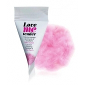 Съедобное согревающее массажное масло Love Me Tender Cotton Candy с ароматом сладкой ваты - 10 мл. - Love to Love - купить с доставкой в Комсомольске-на-Амуре