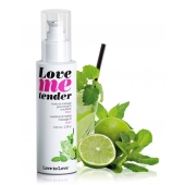 Съедобное согревающее массажное масло Love Me Tender Mojito с ароматом мохито - 100 мл. - Love to Love - купить с доставкой в Комсомольске-на-Амуре