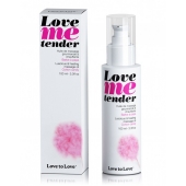 Съедобное согревающее массажное масло Love Me Tender Cotton Candy с ароматом сладкой ваты - 100 мл. - Love to Love - купить с доставкой в Комсомольске-на-Амуре
