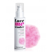 Съедобное согревающее массажное масло Love Me Tender Cotton Candy с ароматом сладкой ваты - 100 мл. - Love to Love - купить с доставкой в Комсомольске-на-Амуре