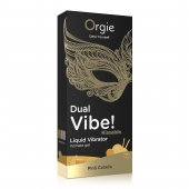 Съедобный гель Dual Vibe Pina Colada с эффектом вибрации и вкусом коктейля пина колада - 15 мл. - ORGIE - купить с доставкой в Комсомольске-на-Амуре