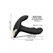 Черный вибромассажер простаты Multi P-Joy с 3 моторами - Dorcel - в Комсомольске-на-Амуре купить с доставкой