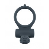 Серое перезаряжаемое эрекционное кольцо с вибрацией Power Clit - Dorcel - в Комсомольске-на-Амуре купить с доставкой