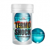 Интимный гель Termo Shock Hot Ball с разогревающе-покалывающим эффектом (2 шарика по 3 гр.) - HotFlowers - купить с доставкой в Комсомольске-на-Амуре