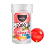 Лубрикант на масляной основе Hot Ball Plus с охлаждающе-разогревающим эффектом (2 шарика по 3 гр.) - HotFlowers - купить с доставкой в Комсомольске-на-Амуре