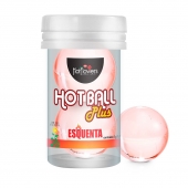 Лубрикант на масляной основе Hot Ball Plus с разогревающим эффектом (2 шарика по 3 гр.) - HotFlowers - купить с доставкой в Комсомольске-на-Амуре