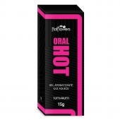 Гель для оральных ласк Oral Hot с согревающим эффектом - 15 гр. - HotFlowers - купить с доставкой в Комсомольске-на-Амуре