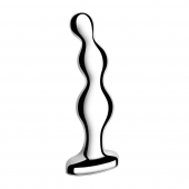 Стальной анальный фаллоимитатор для простаты Stainless Steel Anal Beads - 13 см. - b-Vibe - в Комсомольске-на-Амуре купить с доставкой