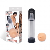 Автоматическая вакуумная помпа-мастурбатор Blowjob Auto Sucker Penis Enlarger Pump - Lux Fetish - в Комсомольске-на-Амуре купить с доставкой