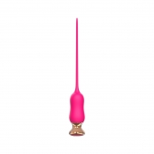 Розовый тонкий стимулятор Nipple Vibrator - 23 см. - I-MOON - купить с доставкой в Комсомольске-на-Амуре