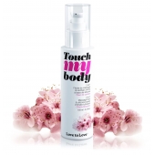 Силиконовый лубрикант 2-в-1 Touch My Body с ароматом вишнёвого цвета - 100 мл. - Love to Love - купить с доставкой в Комсомольске-на-Амуре