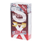 Ароматизированные презервативы Sagami Xtreme COLA - 10 шт. - Sagami - купить с доставкой в Комсомольске-на-Амуре