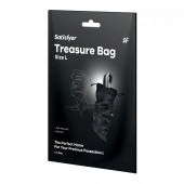 Черный мешочек для хранения игрушек Treasure Bag L - Satisfyer - купить с доставкой в Комсомольске-на-Амуре