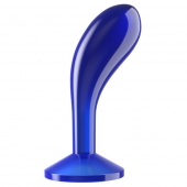 Синяя анальная втулка Flawless Clear Prostate Plug 6.0 - 15 см. - Lovetoy - в Комсомольске-на-Амуре купить с доставкой