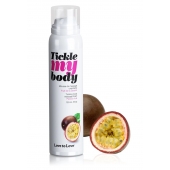 Массажная хрустящая пенка Tickle my body с ароматом маракуйи - 150 мл. - Love to Love - купить с доставкой в Комсомольске-на-Амуре
