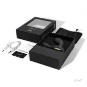 Чёрный перезаряжаемый стимулятор простаты Bruno Black - Lelo - в Комсомольске-на-Амуре купить с доставкой