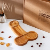 Деревянное блюдо для подачи в форме члена (32,5 х 20 х 1,7 см) - Сима-Ленд - купить с доставкой в Комсомольске-на-Амуре